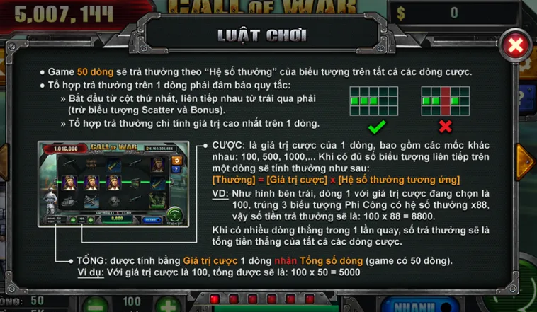 Chinh Phục Siêu Phẩm Nổ Hũ Call Of War Tại B52 Club Đẳng Cấp Số Một