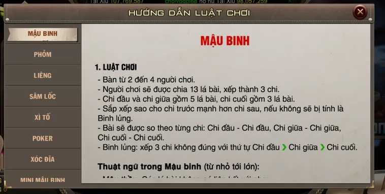 Chinh Phục Siêu Phẩm Mậu Binh Tại B52 Club Đẳng Cấp Số Một Việt Nam