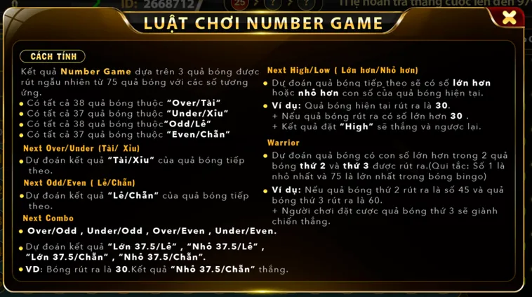 Khám Phá Siêu Phẩm Number Game Tại B52 Club Với Tỷ Lệ Trả Thưởng Cực Hấp Dẫn