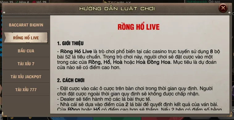 Rồng Hổ BigWin Livestream Tại B52 Club Giải Pháp Cá Cược Nhanh Chóng Hiệu Quả Nhất Năm 2026