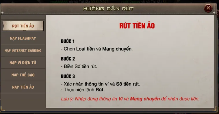 Rút Tiền B52 Club Bí Quyết Chuyển Khoản Siêu Nhanh Về Ngân Hàng Chỉ Trong 3 Phút