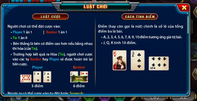 Chinh Phục Siêu Phẩm Super Baccarat 6 Tại B52 Club Đẳng Cấp Nhất