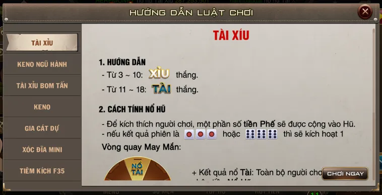 Khám Phá Sảnh Casino Tài Xỉu Tại B52 Club Với Cơ Hội Chiến Thắng Đỉnh Cao