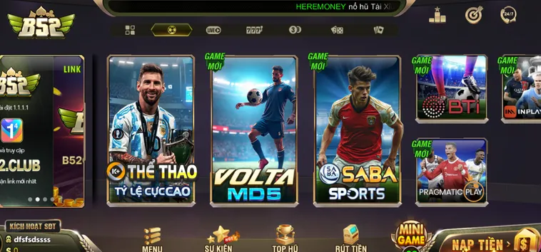 Sảnh Cá Cược Thể Thao B52 Club Sân Chơi Cá Cược Đẳng Cấp Nhất Cho Các Cao Thủ Soi Kèo